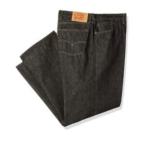 levi's 501 Selvedge Denim Jeans Size 44x29 Dark Wash Raw Denim Ridgid Button Fly